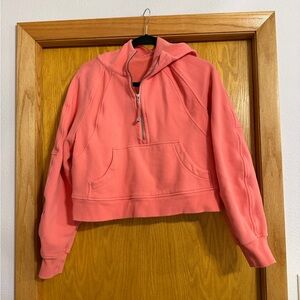 Lululemon Athletica scuba oversized half zip hoodie